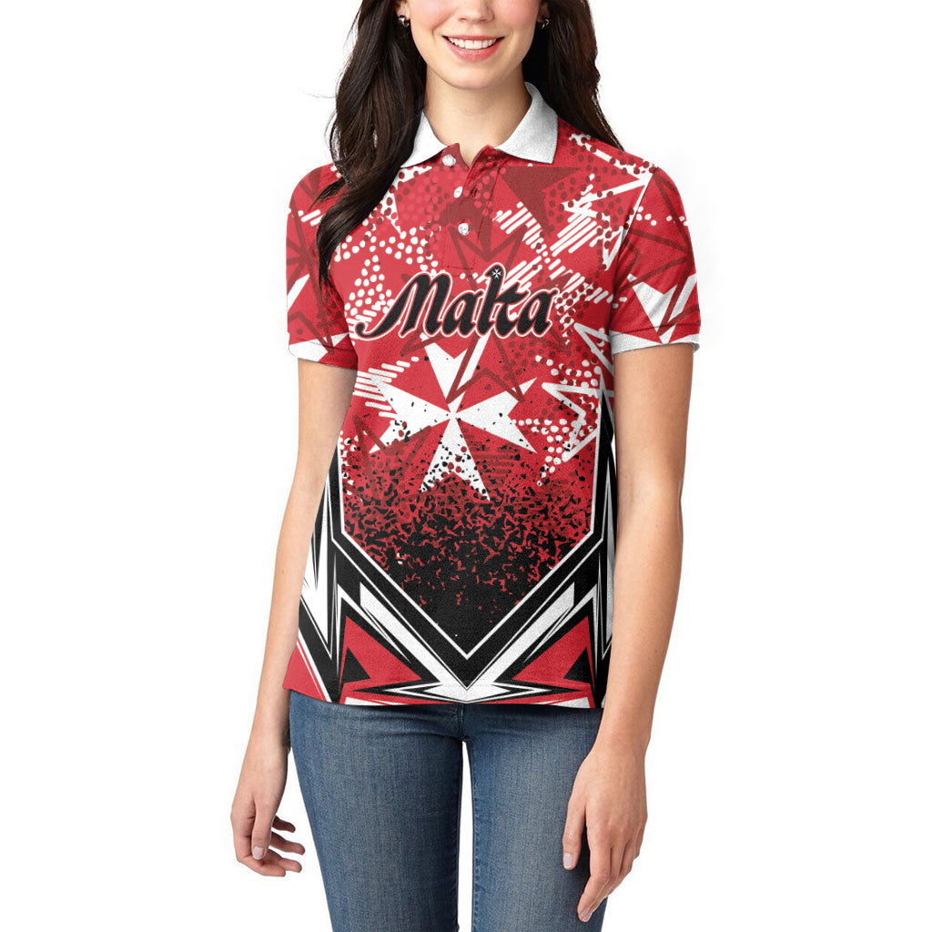 Personalised Repubblika ta Malta Women Polo Shirt Dynamic Style