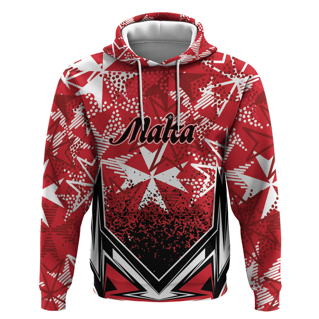 Personalised Repubblika ta Malta Zip Hoodie Dynamic Style