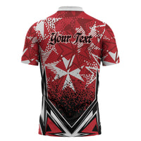 Personalised Repubblika ta Malta Zipper Polo Shirt Dynamic Style