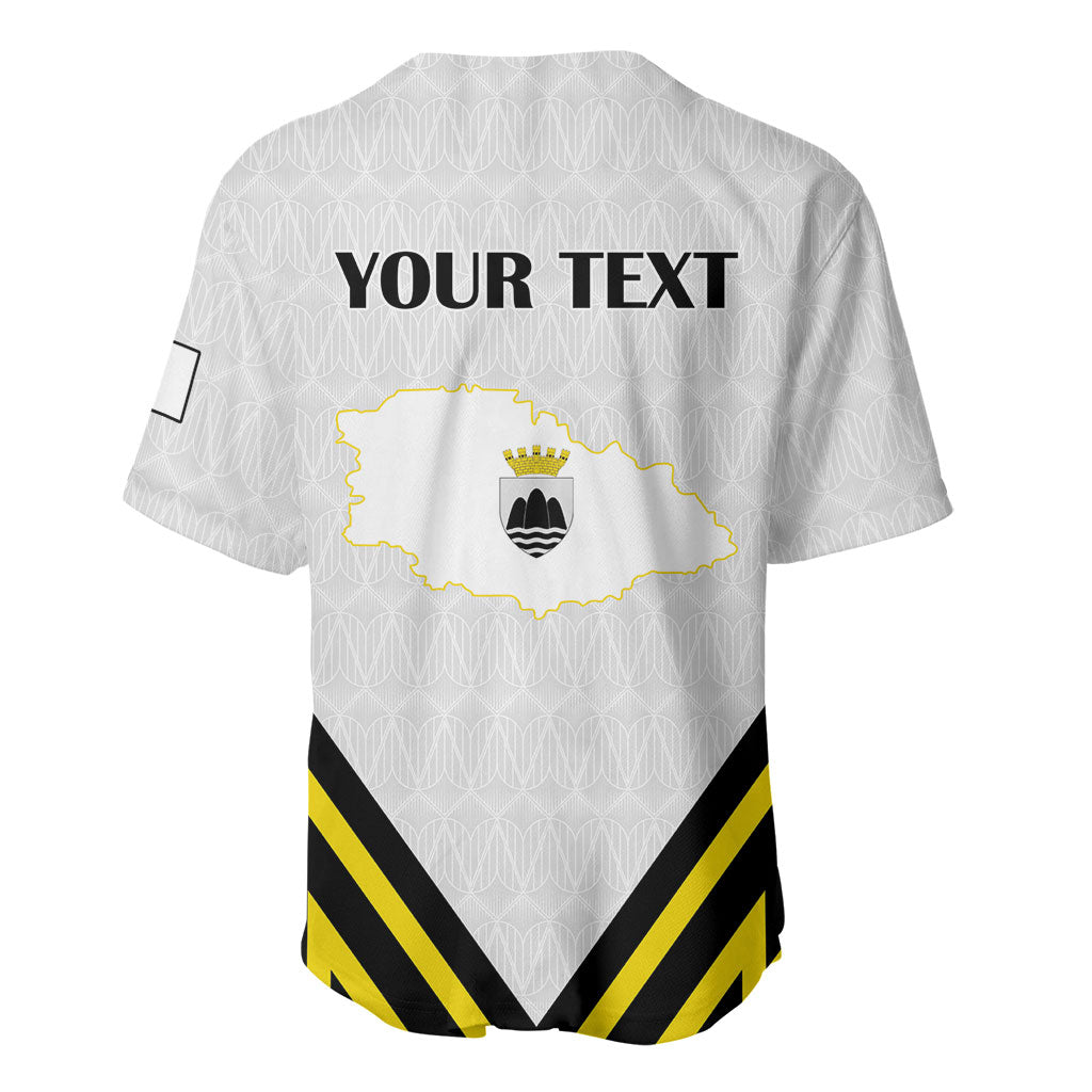 Personalised Malta Gozo Island Baseball Jersey Flag Inspired