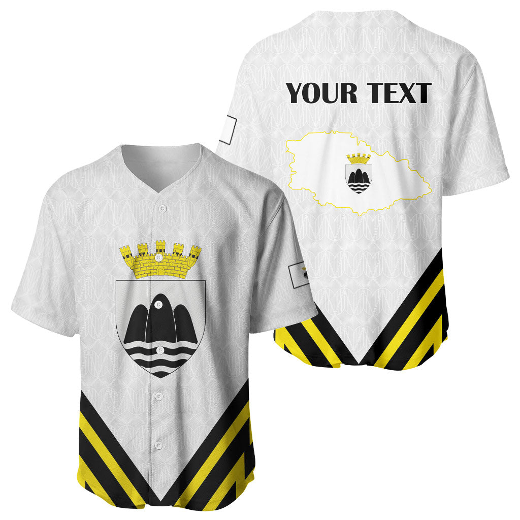 Personalised Malta Gozo Island Baseball Jersey Flag Inspired