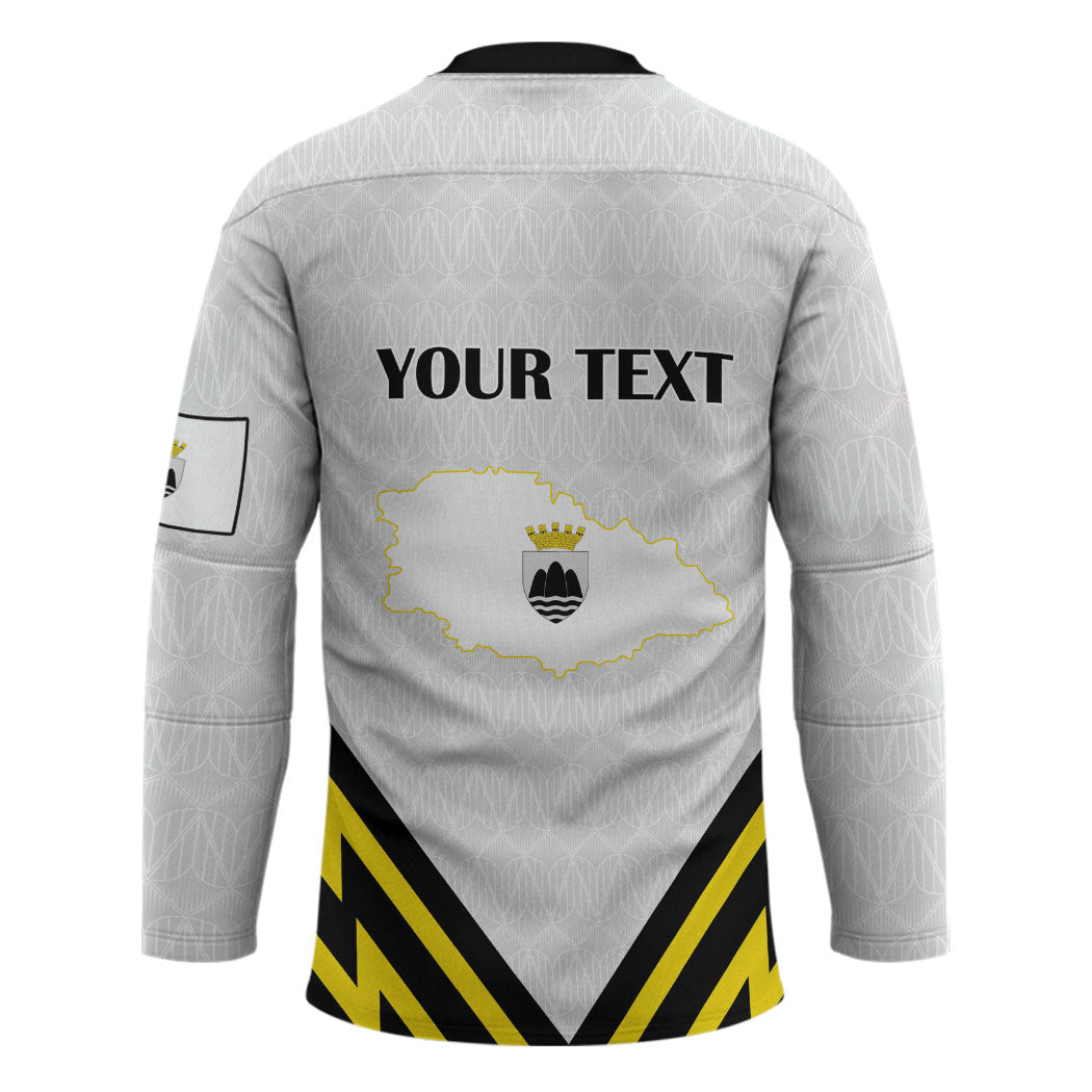 Personalised Malta Gozo Island Hockey Jersey Flag Inspired