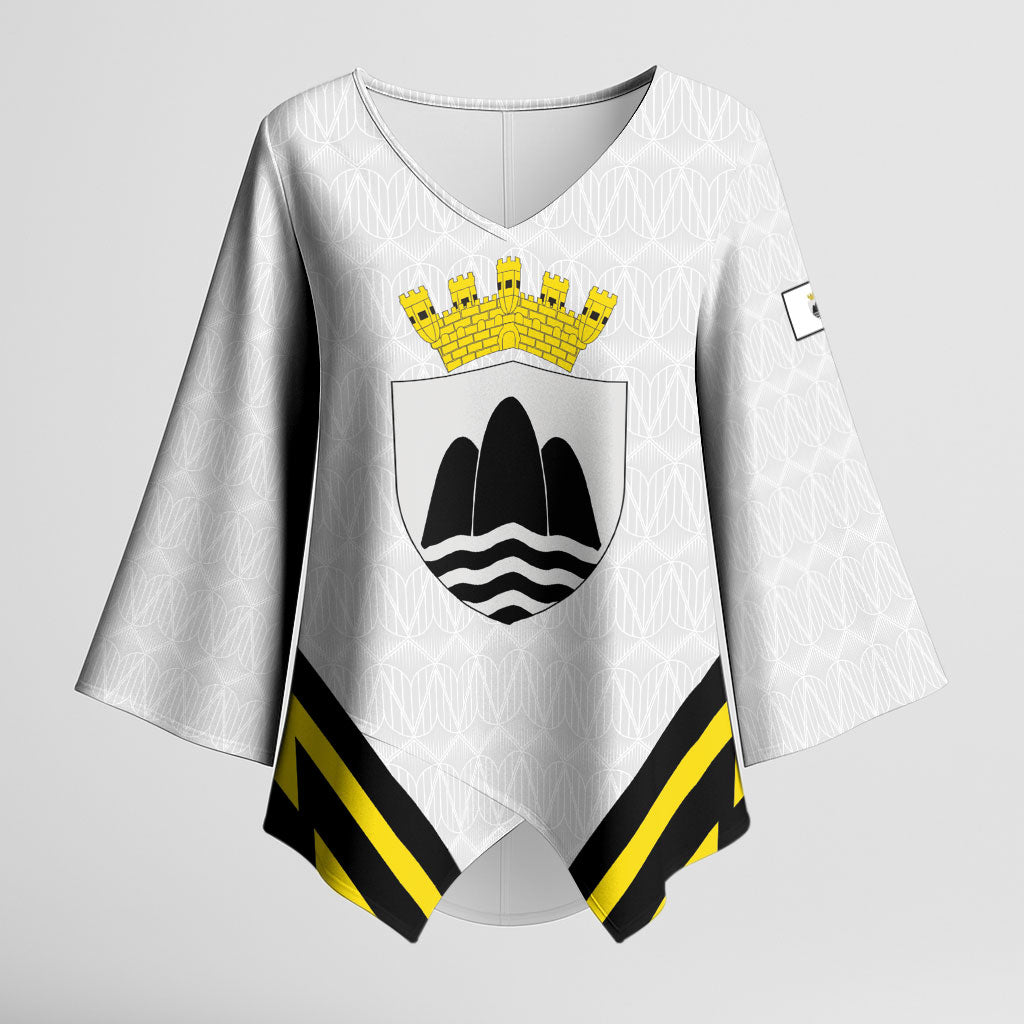 Personalised Malta Gozo Island Kimono Sleeve Blouse Flag Inspired