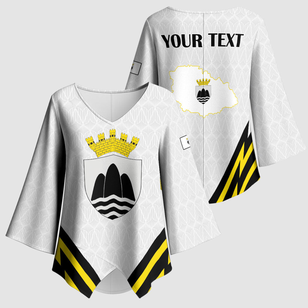 Personalised Malta Gozo Island Kimono Sleeve Blouse Flag Inspired