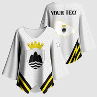 Personalised Malta Gozo Island Kimono Sleeve Blouse Flag Inspired