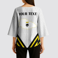 Personalised Malta Gozo Island Kimono Sleeve Blouse Flag Inspired