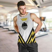 Personalised Malta Gozo Island Men Tank Top Flag Inspired