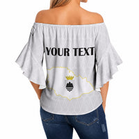 Personalised Malta Gozo Island Off Shoulder Wrap Waist Top Flag Inspired