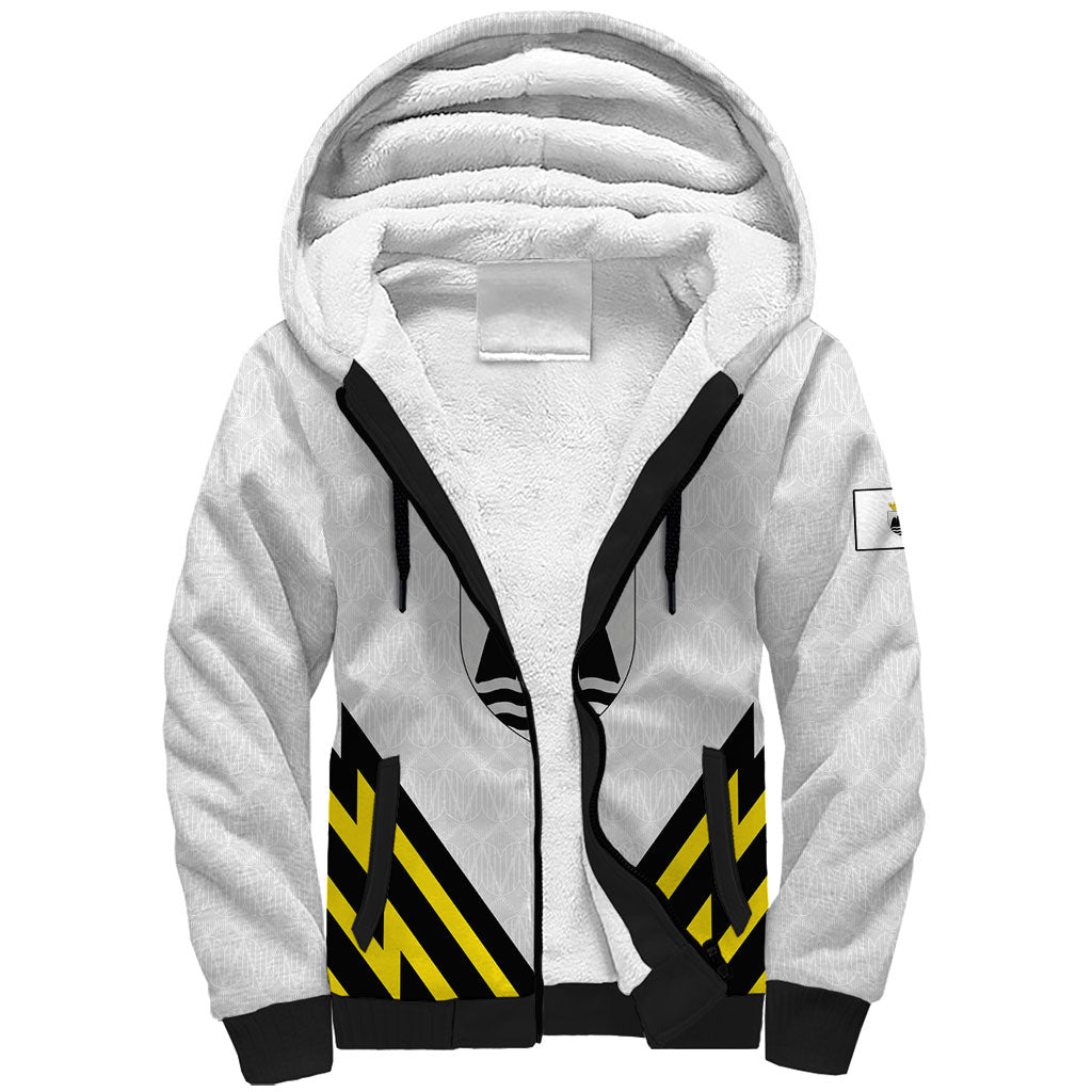 Personalised Malta Gozo Island Sherpa Hoodie Flag Inspired