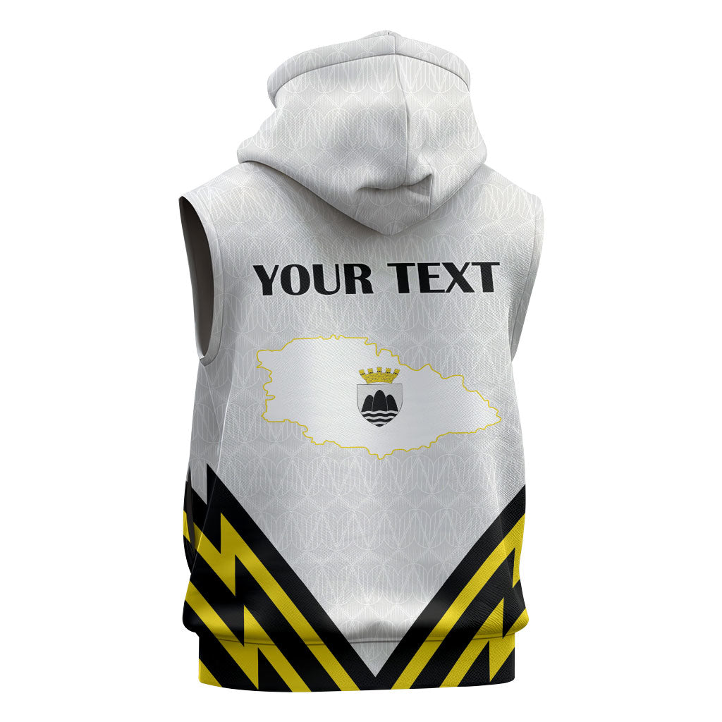 Personalised Malta Gozo Island Sleeveless Hoodie Flag Inspired
