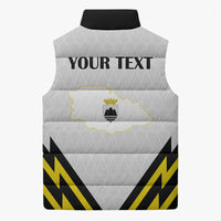 Personalised Malta Gozo Island Sleeveless Puffer Jacket Flag Inspired