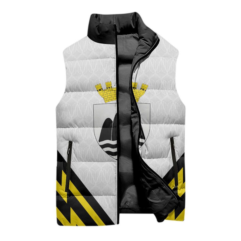 Personalised Malta Gozo Island Sleeveless Puffer Jacket Flag Inspired