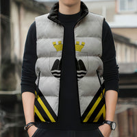 Personalised Malta Gozo Island Sleeveless Puffer Jacket Flag Inspired