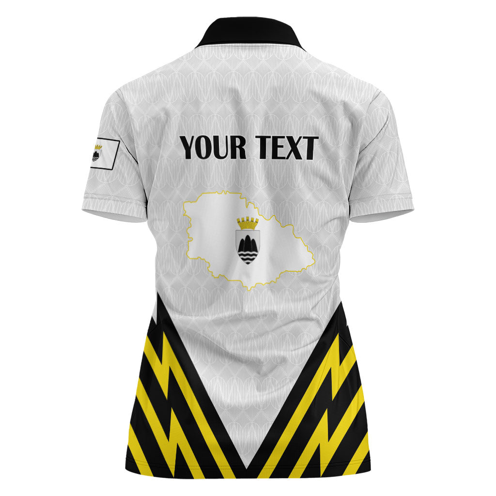 Personalised Malta Gozo Island Women Polo Shirt Flag Inspired