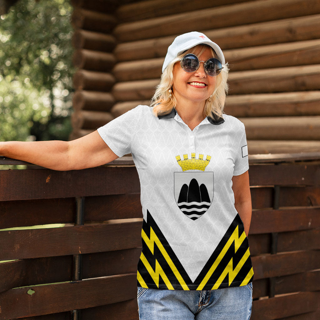 Personalised Malta Gozo Island Women Polo Shirt Flag Inspired