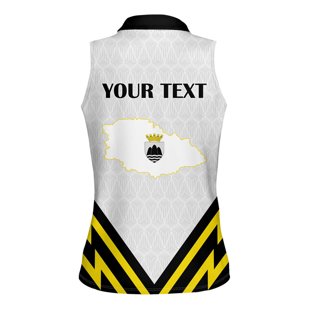 Personalised Malta Gozo Island Women Sleeveless Polo Shirt Flag Inspired