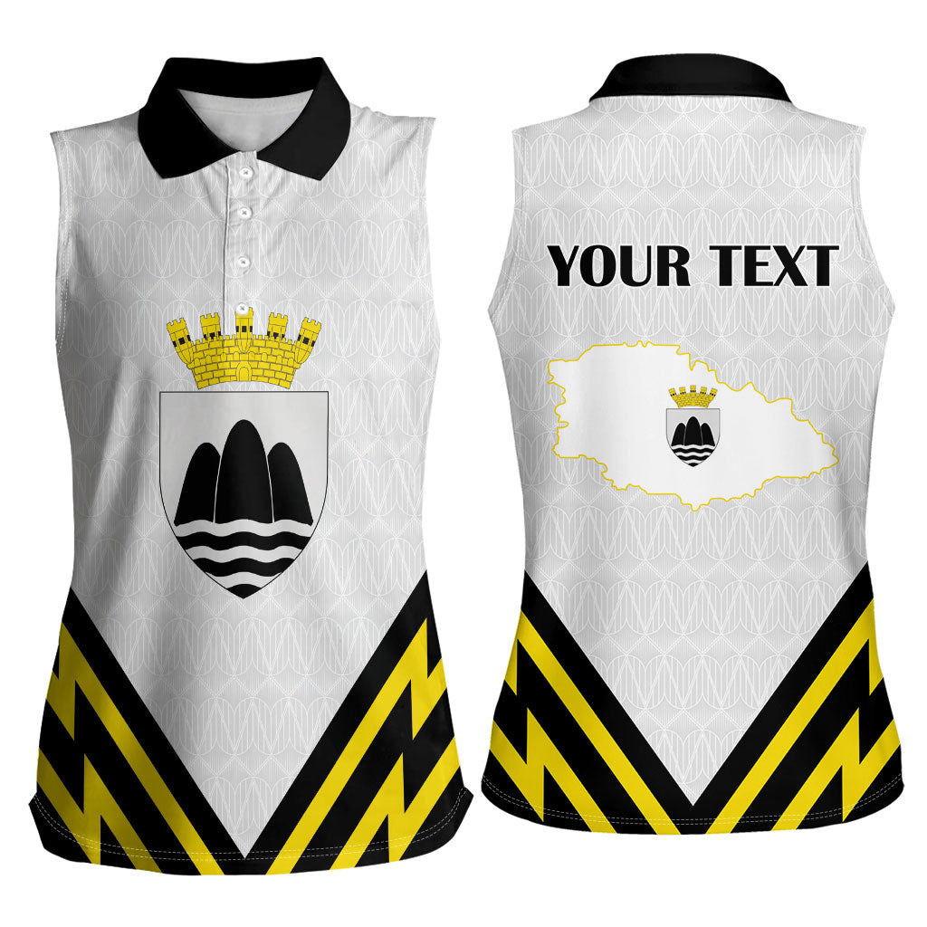 Personalised Malta Gozo Island Women Sleeveless Polo Shirt Flag Inspired
