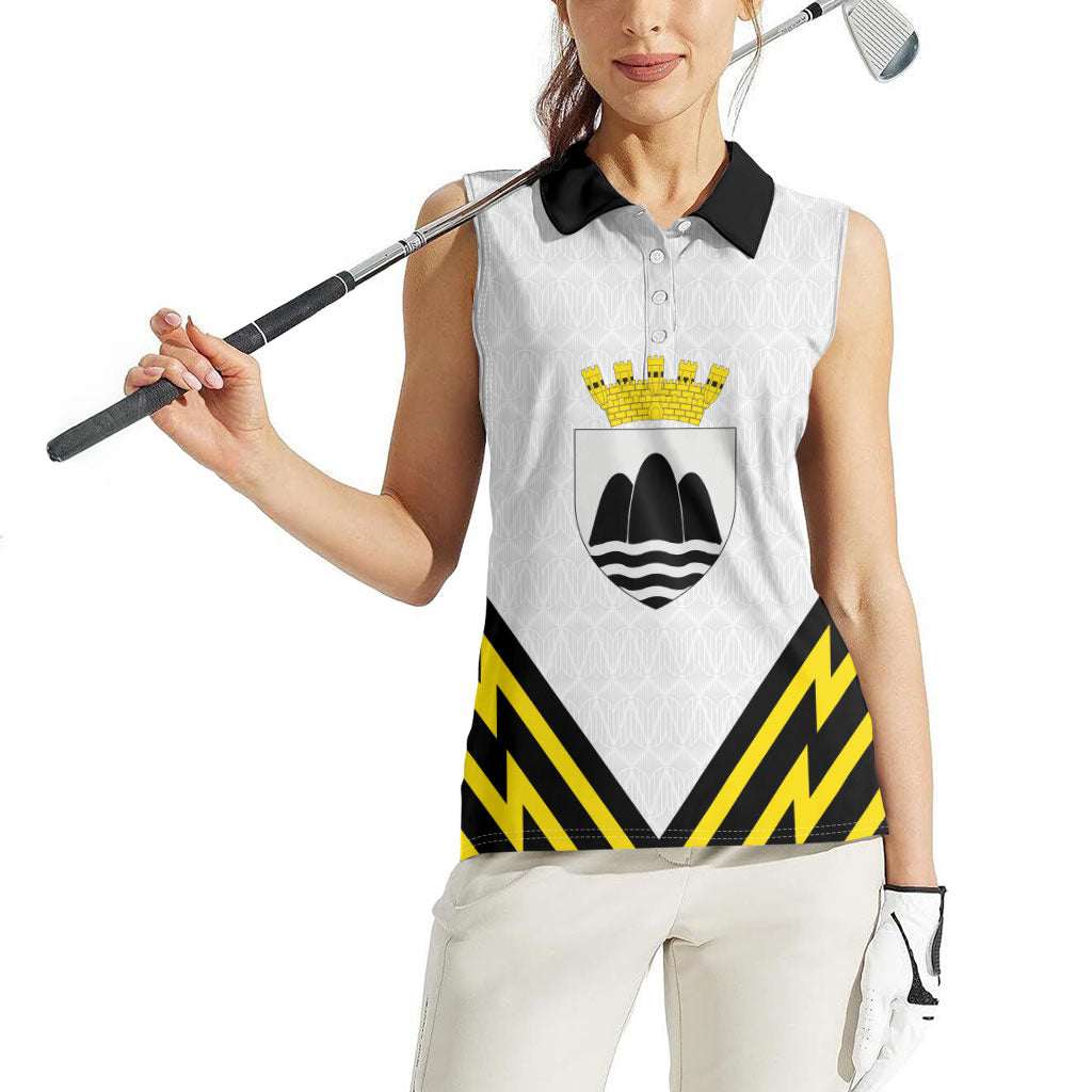 Personalised Malta Gozo Island Women Sleeveless Polo Shirt Flag Inspired