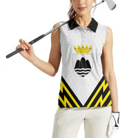 Personalised Malta Gozo Island Women Sleeveless Polo Shirt Flag Inspired