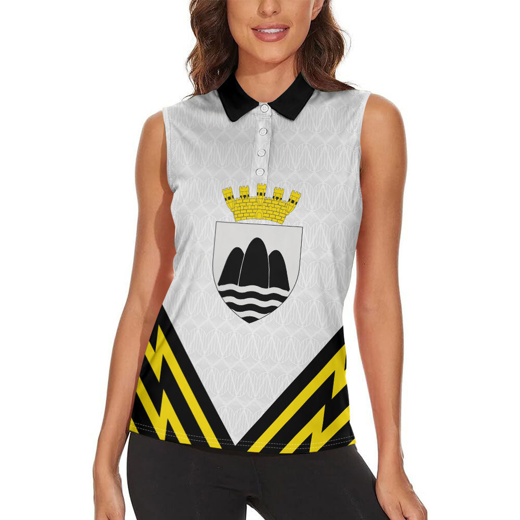Personalised Malta Gozo Island Women Sleeveless Polo Shirt Flag Inspired