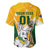 Custom Australia Soccer Baseball Jersey Matildas Kangaroo With World Cup Trophy 2023 Yellow Version - Wonder Print Shop