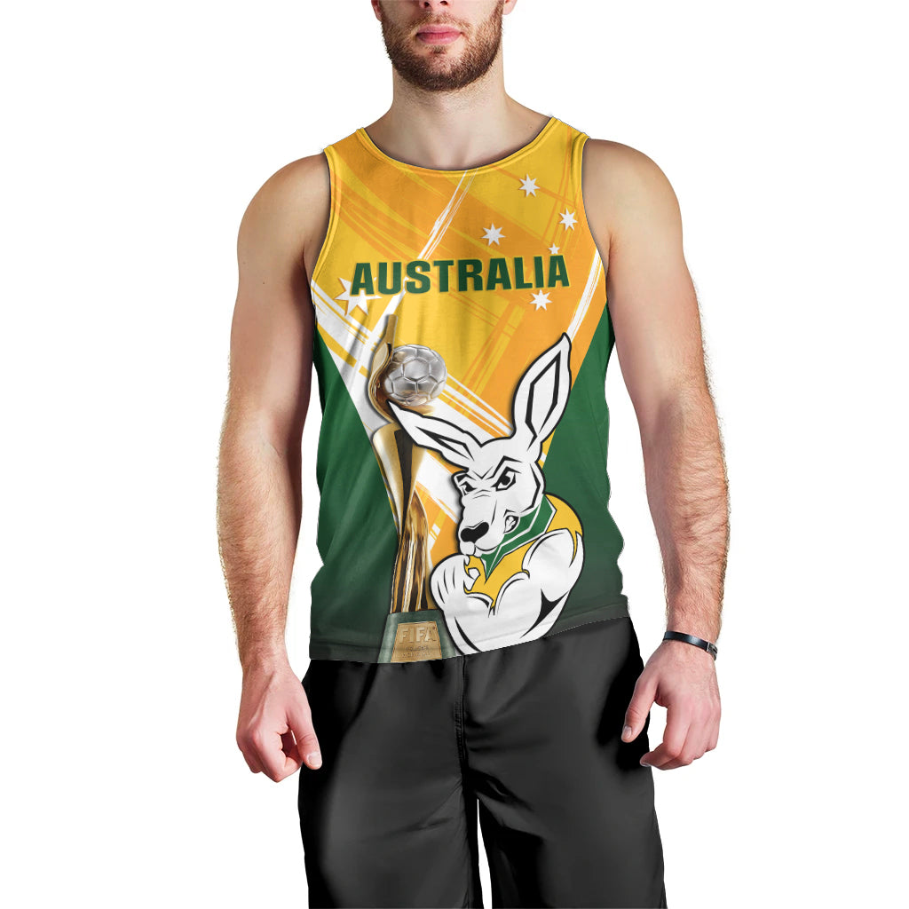 custom-australia-soccer-men-tank-top-matildas-kangaroo-with-world-cup-trophy-2023-yellow-version