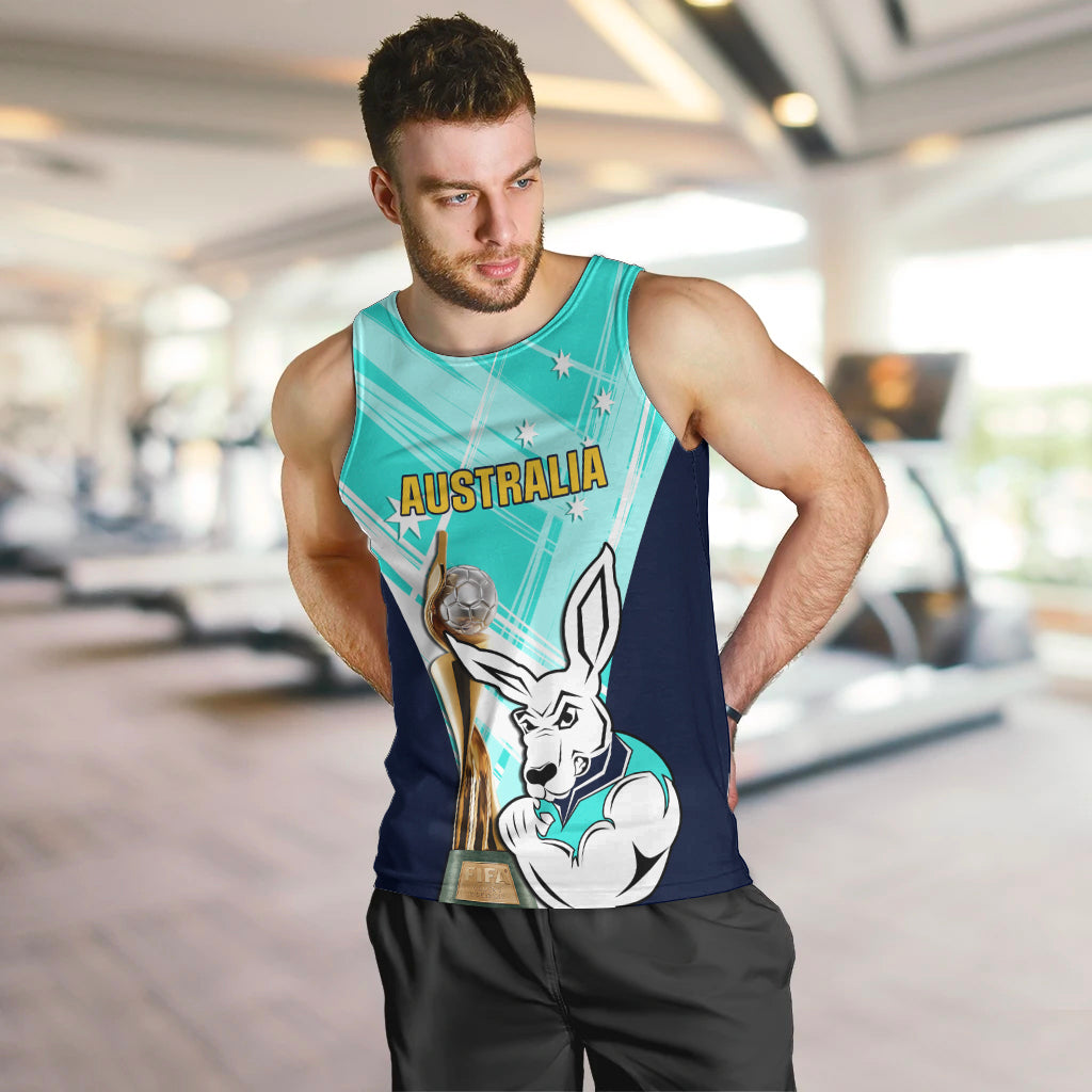 custom-australia-soccer-men-tank-top-matildas-kangaroo-with-world-cup-trophy-2023-turquoise-version