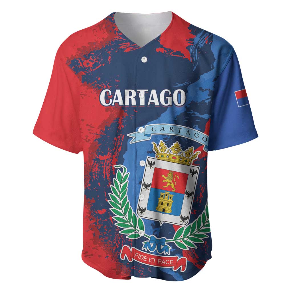 Personalized Costa Rica Cartago Province Baseball Jersey Brumosos Hometown - Wonder Print Shop