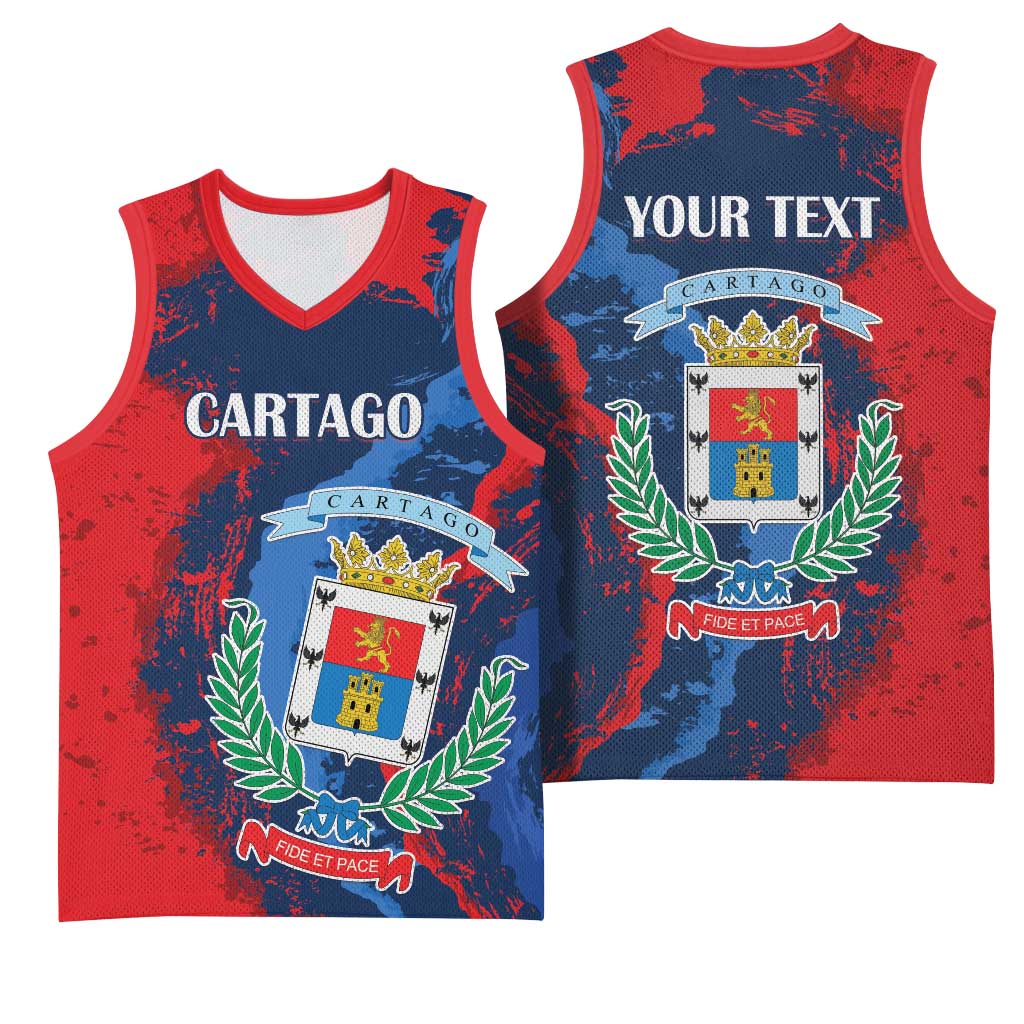 Personalized Costa Rica Cartago Province Basketball Jersey Brumosos Hometown - Wonder Print Shop