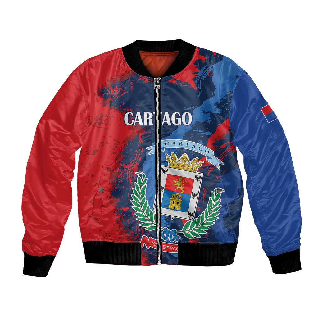 Personalized Costa Rica Cartago Province Bomber Jacket Brumosos Hometown - Wonder Print Shop