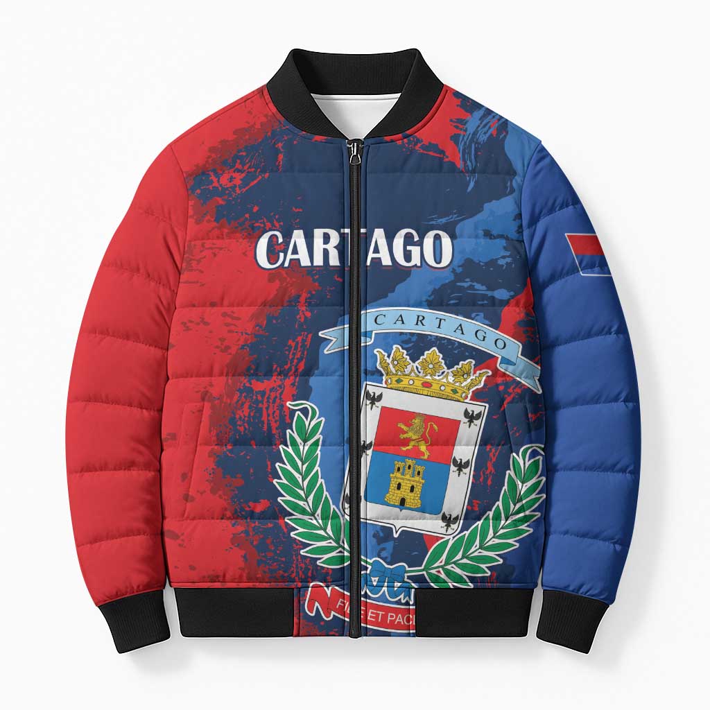 Personalized Costa Rica Cartago Province Bomber Puffer Jacket Brumosos Hometown - Wonder Print Shop
