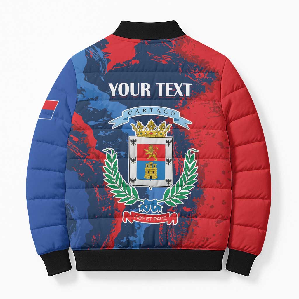Personalized Costa Rica Cartago Province Bomber Puffer Jacket Brumosos Hometown - Wonder Print Shop