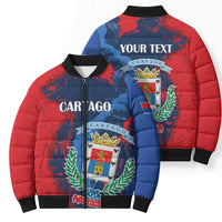 Personalized Costa Rica Cartago Province Bomber Puffer Jacket Brumosos Hometown - Wonder Print Shop