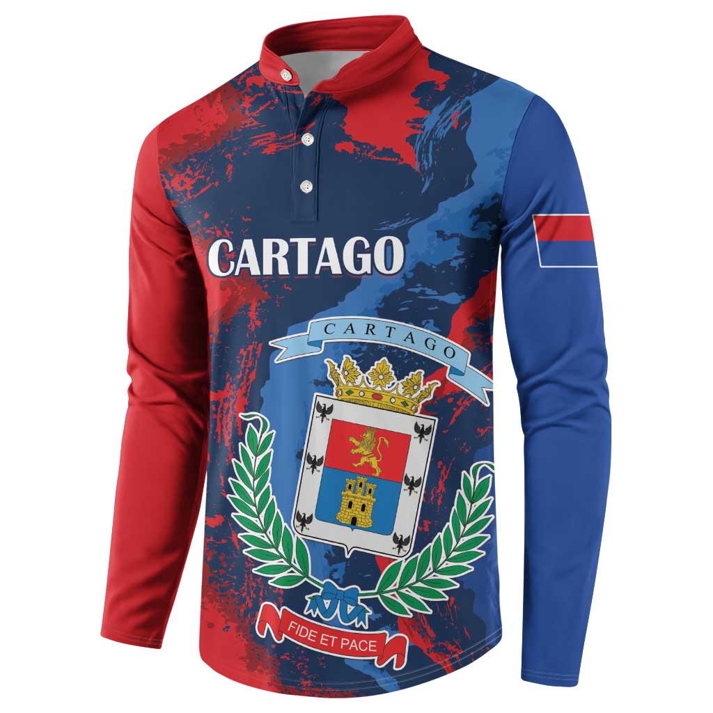 Personalized Costa Rica Cartago Province Button Sweatshirt Brumosos Hometown - Wonder Print Shop