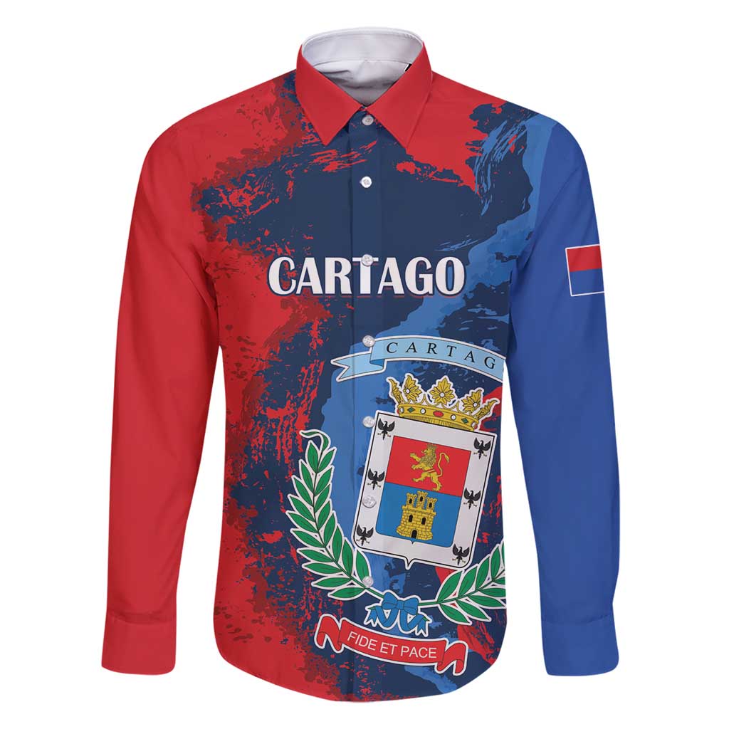 Personalized Costa Rica Cartago Province Family Matching Off Shoulder Maxi Dress and Hawaiian Shirt Brumosos Hometown - Wonder Print Shop