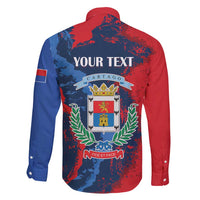 Personalized Costa Rica Cartago Province Family Matching Off Shoulder Maxi Dress and Hawaiian Shirt Brumosos Hometown - Wonder Print Shop