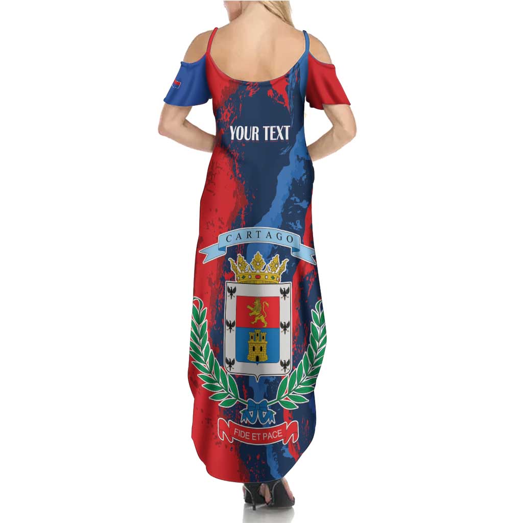 Personalized Costa Rica Cartago Province Family Matching Summer Maxi Dress and Hawaiian Shirt Brumosos Hometown - Wonder Print Shop