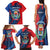Personalized Costa Rica Cartago Province Family Matching Tank Maxi Dress and Hawaiian Shirt Brumosos Hometown - Wonder Print Shop