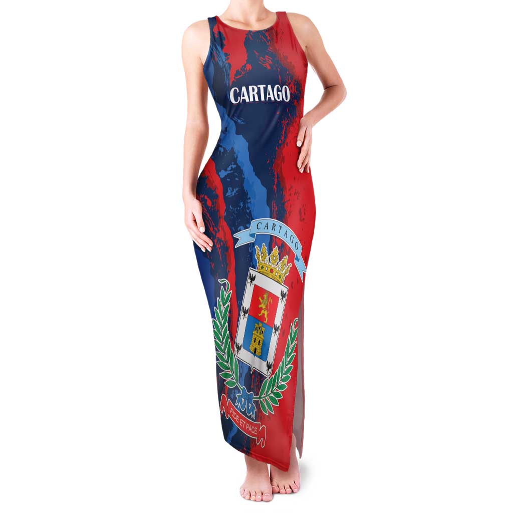 Personalized Costa Rica Cartago Province Family Matching Tank Maxi Dress and Hawaiian Shirt Brumosos Hometown - Wonder Print Shop