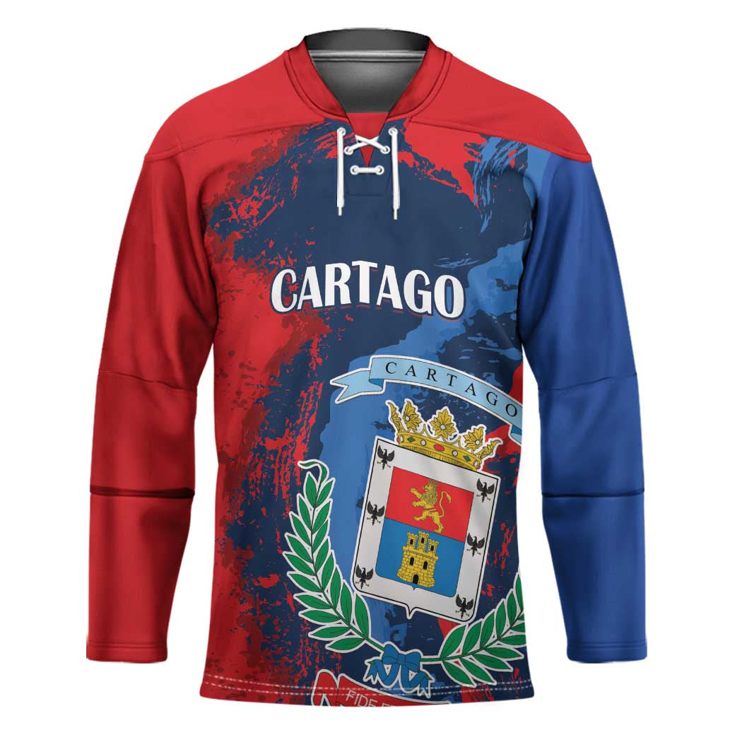 Personalized Costa Rica Cartago Province Hockey Jersey Brumosos Hometown - Wonder Print Shop