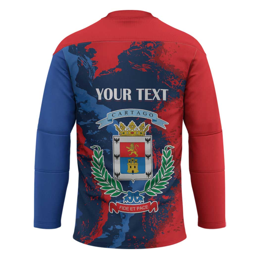 Personalized Costa Rica Cartago Province Hockey Jersey Brumosos Hometown - Wonder Print Shop