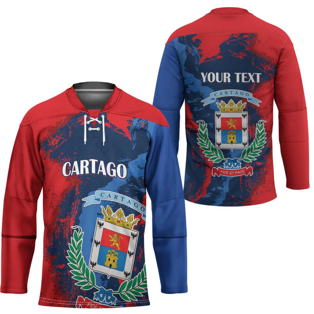 Personalized Costa Rica Cartago Province Hockey Jersey Brumosos Hometown - Wonder Print Shop