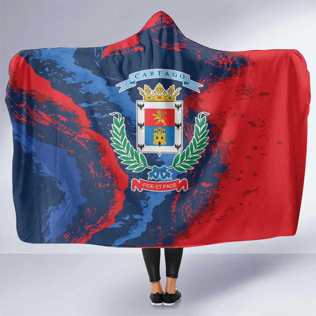 Costa Rica Cartago Province Hooded Blanket Brumosos Hometown - Wonder Print Shop