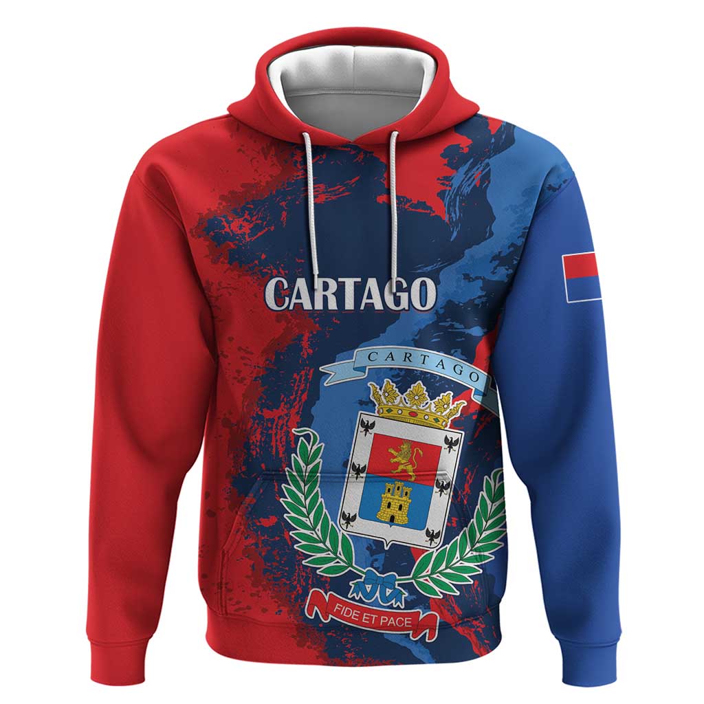 Personalized Costa Rica Cartago Province Hoodie Brumosos Hometown - Wonder Print Shop