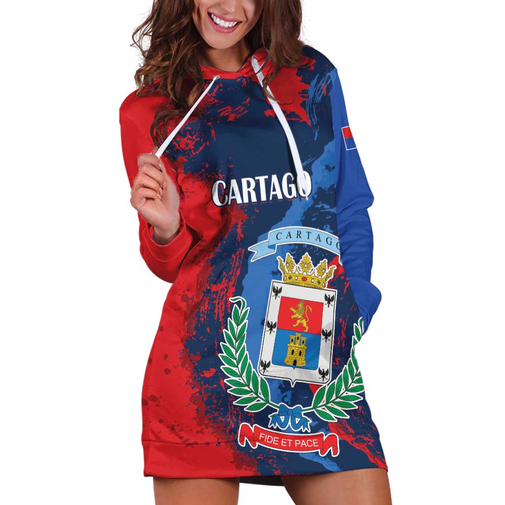Personalized Costa Rica Cartago Province Hoodie Dress Brumosos Hometown - Wonder Print Shop
