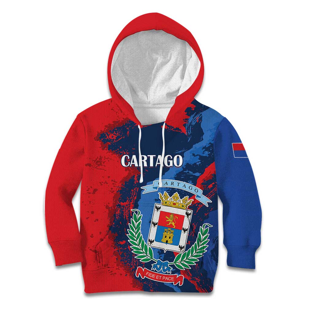 Personalized Costa Rica Cartago Province Kid Hoodie Brumosos Hometown - Wonder Print Shop