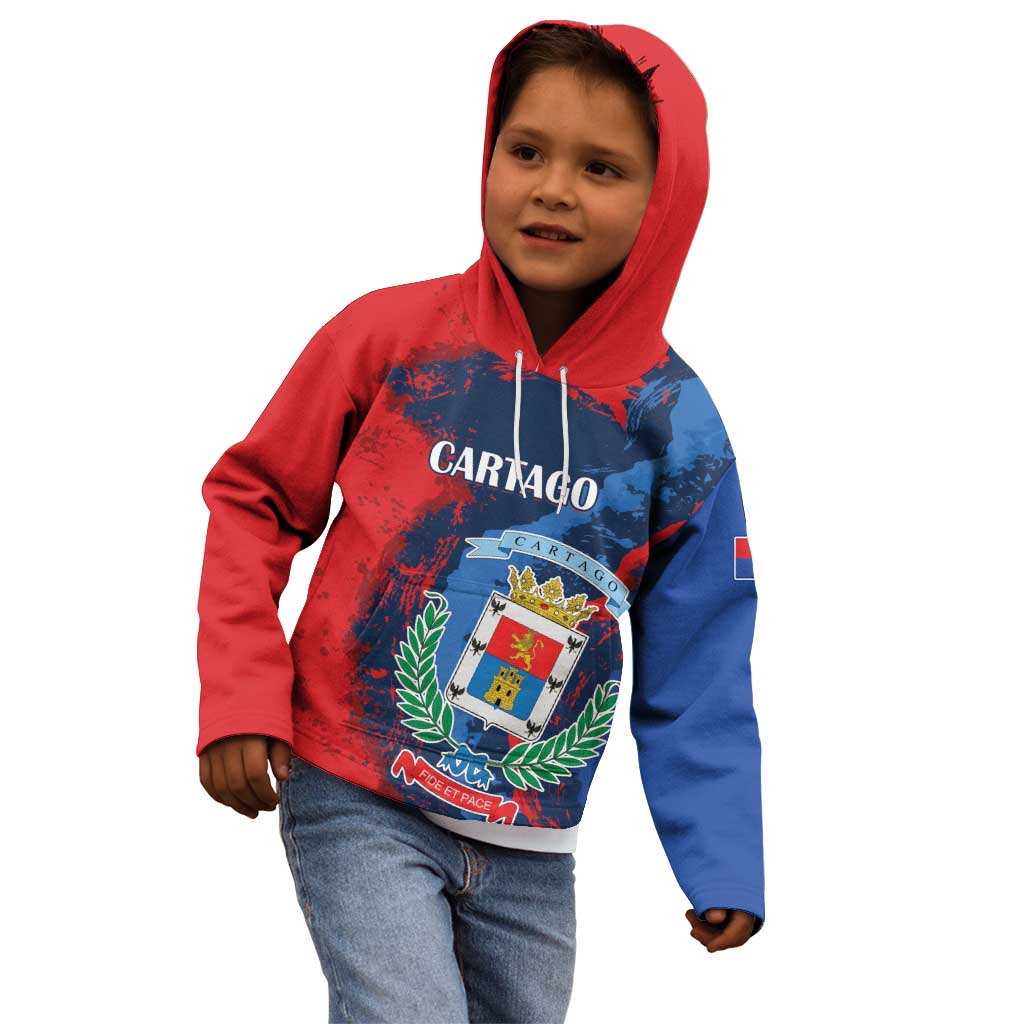 Personalized Costa Rica Cartago Province Kid Hoodie Brumosos Hometown - Wonder Print Shop