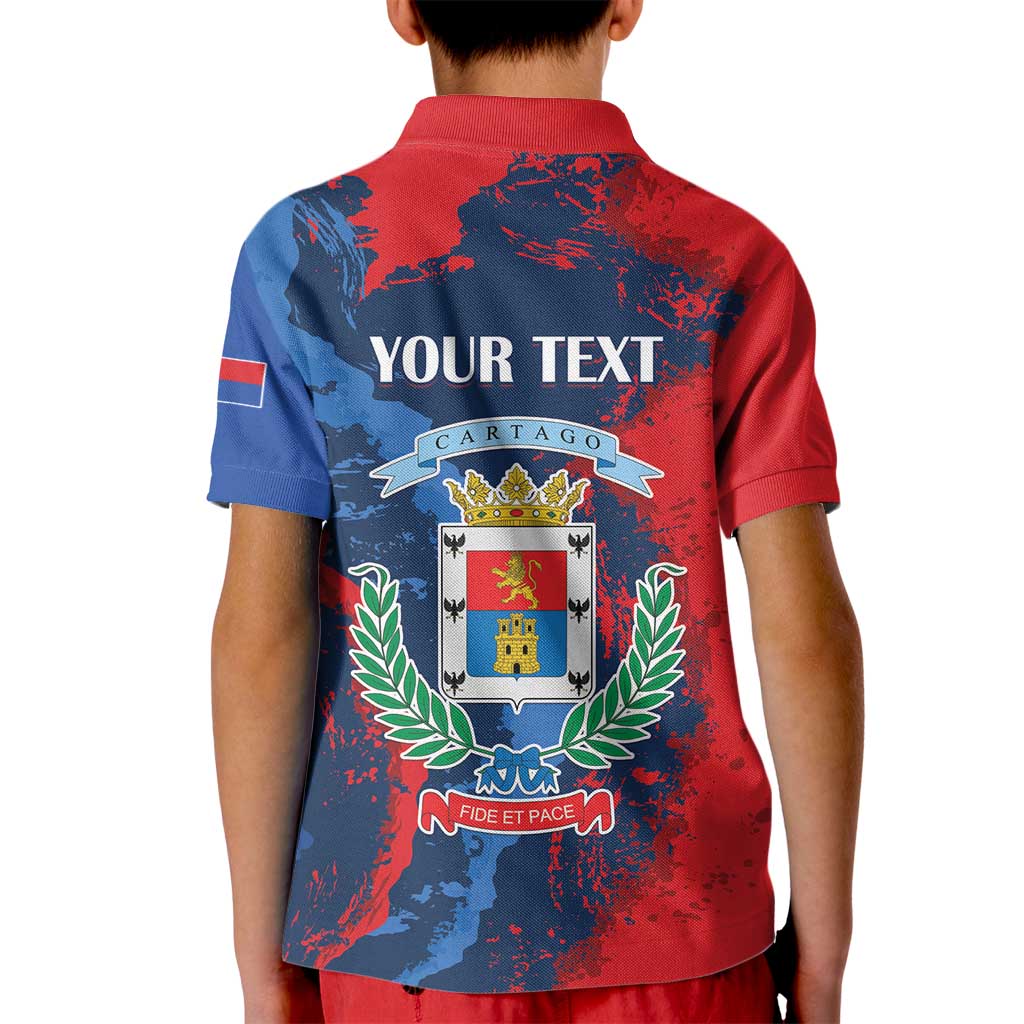 Personalized Costa Rica Cartago Province Kid Polo Shirt Brumosos Hometown - Wonder Print Shop