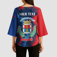 Personalized Costa Rica Cartago Province Kimono Sleeve Blouse Brumosos Hometown - Wonder Print Shop