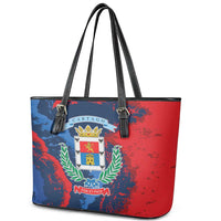 Costa Rica Cartago Province Leather Tote Bag Brumosos Hometown - Wonder Print Shop